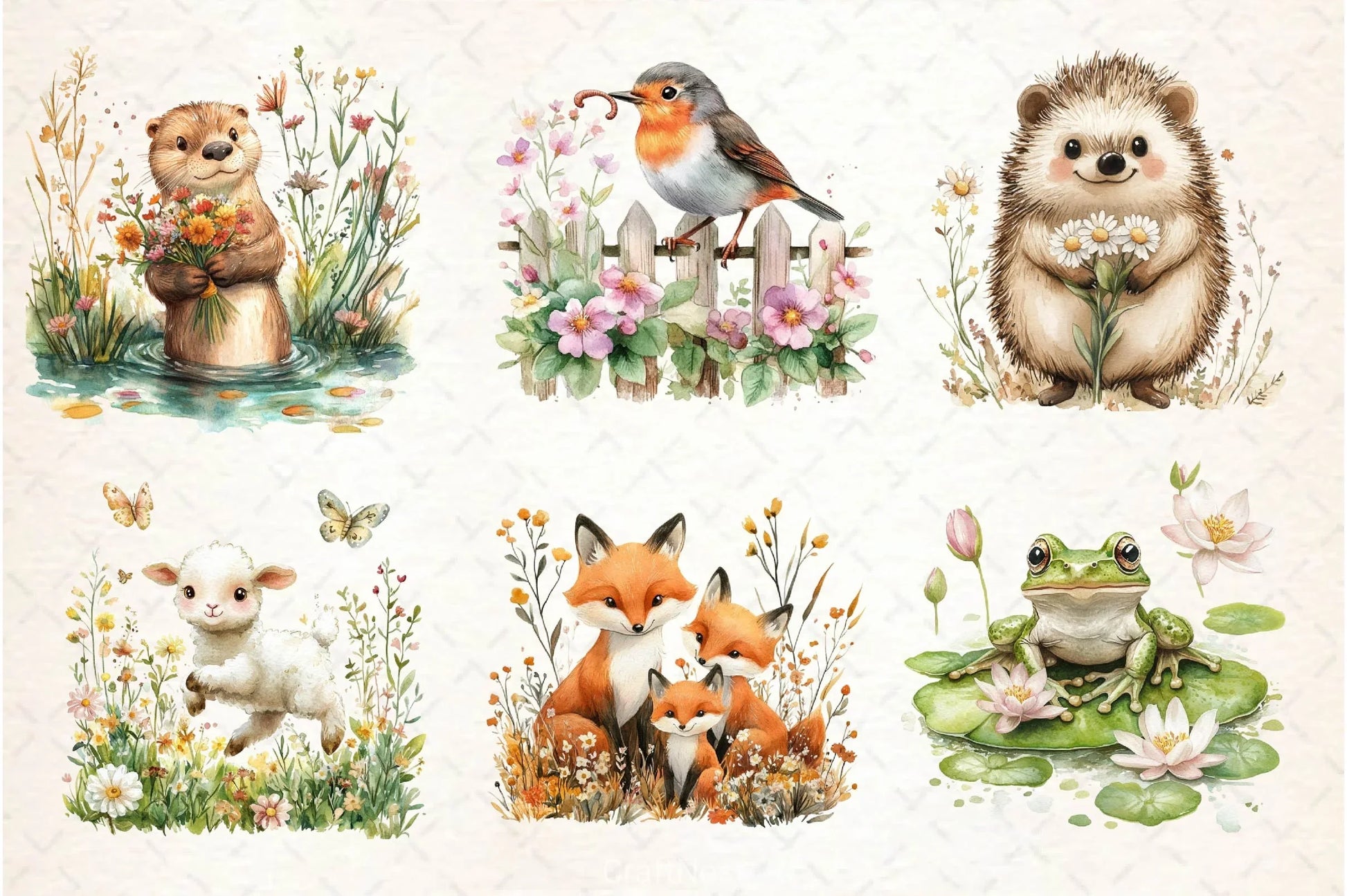 Spring Animals Clipart Bundle 2 - CraftNest - Digital Crafting and Art