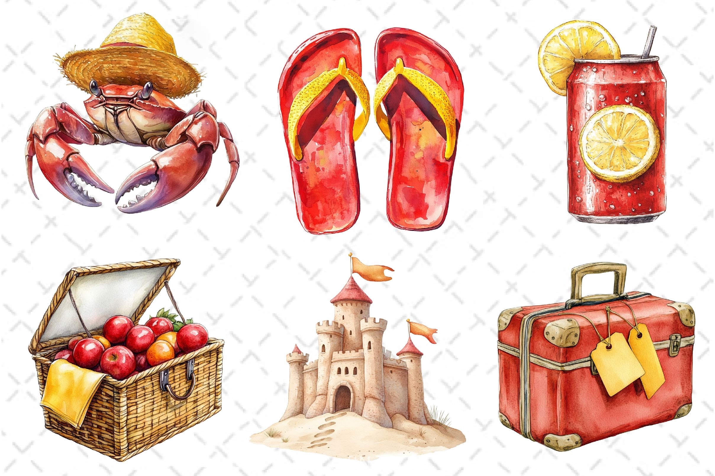 Summer Clipart Bundle 11 - CraftNest - Digital Crafting and Art