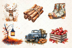 Autumn Collection Clipart Bundle 3 - CraftNest - Digital Crafting and Art