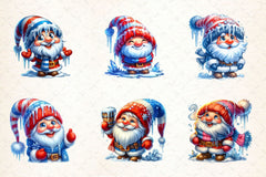 Christmas Icing Gnome Clipart Bundle - CraftNest - Digital Crafting and Art
