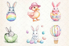 Cute Pastel Easter Clipart Bundle 2 - CraftNest - Digital Crafting and Art