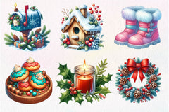 Cozy Winter Wonderland Collection Clipart Bundle - CraftNest - Digital Crafting and Art