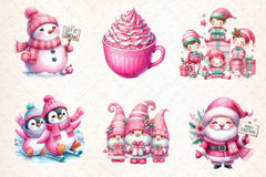Retro Christmas Clipart Bundle 2 - CraftNest - Digital Crafting and Art