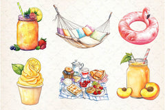 Creamy Summer Clipart Bundle 2 - CraftNest - Digital Crafting and Art