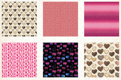 Valentines Day Seamless Pattern Digital Paper - CraftNest - Digital Crafting and Art