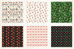 Christmas Digital Paper - CraftNest - Digital Crafting and Art