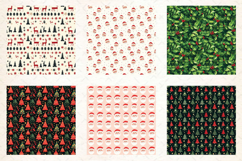 Christmas Digital Paper - CraftNest - Digital Crafting and Art