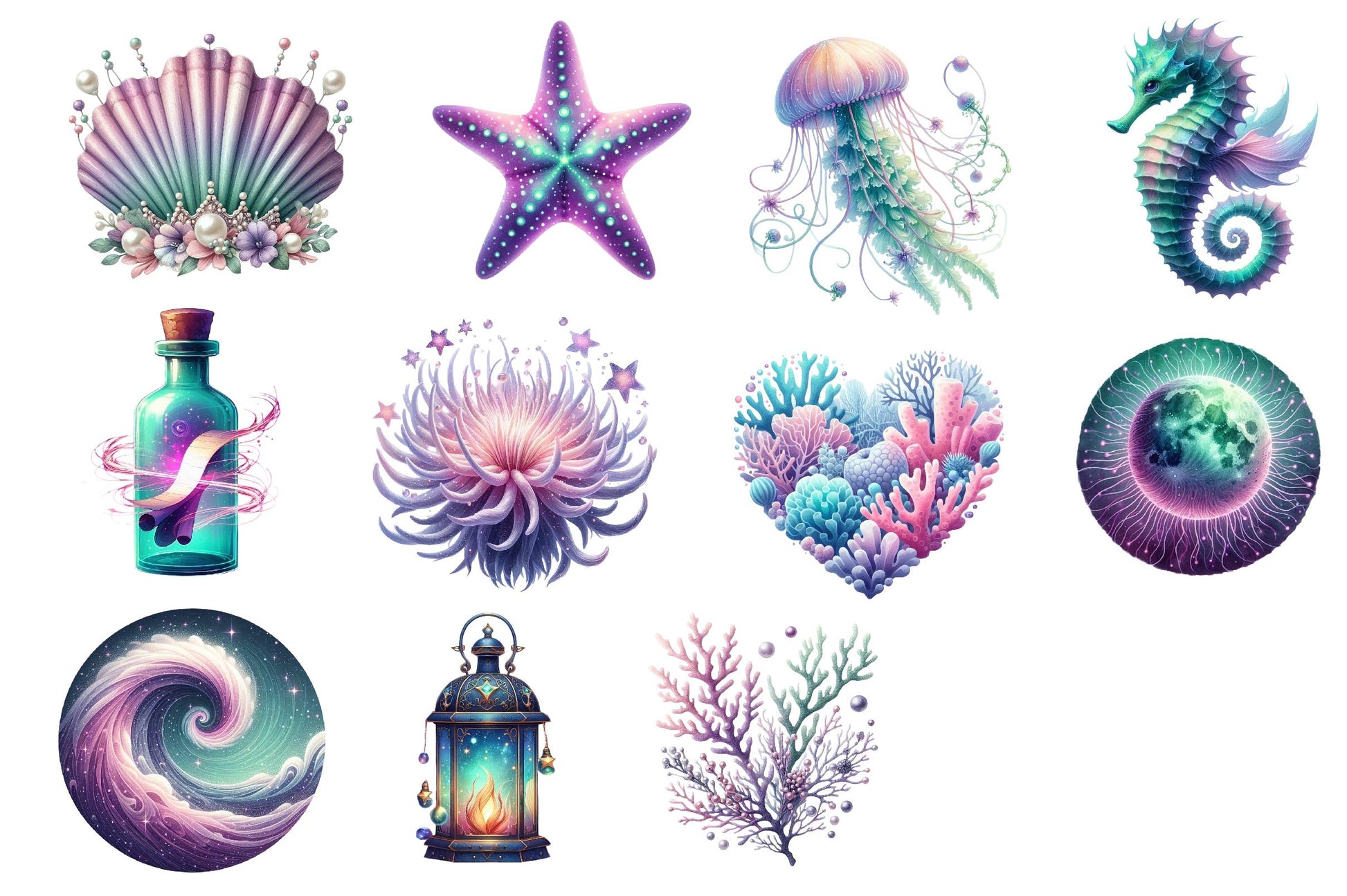 The Magical Ocean Clipart Bundle 2 - CraftNest - Digital Crafting and Art