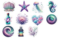 The Magical Ocean Clipart Bundle 2 - CraftNest - Digital Crafting and Art