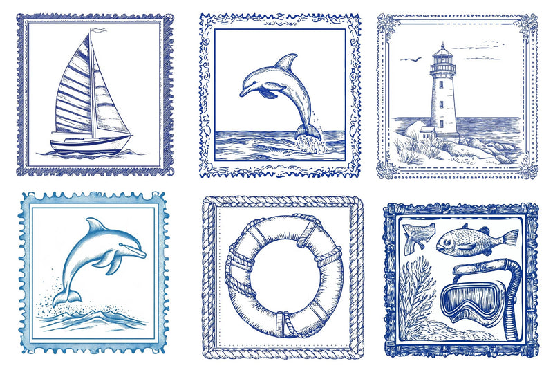 Summer Coastal Clipart Bundle - CraftNest - Digital Crafting and Art