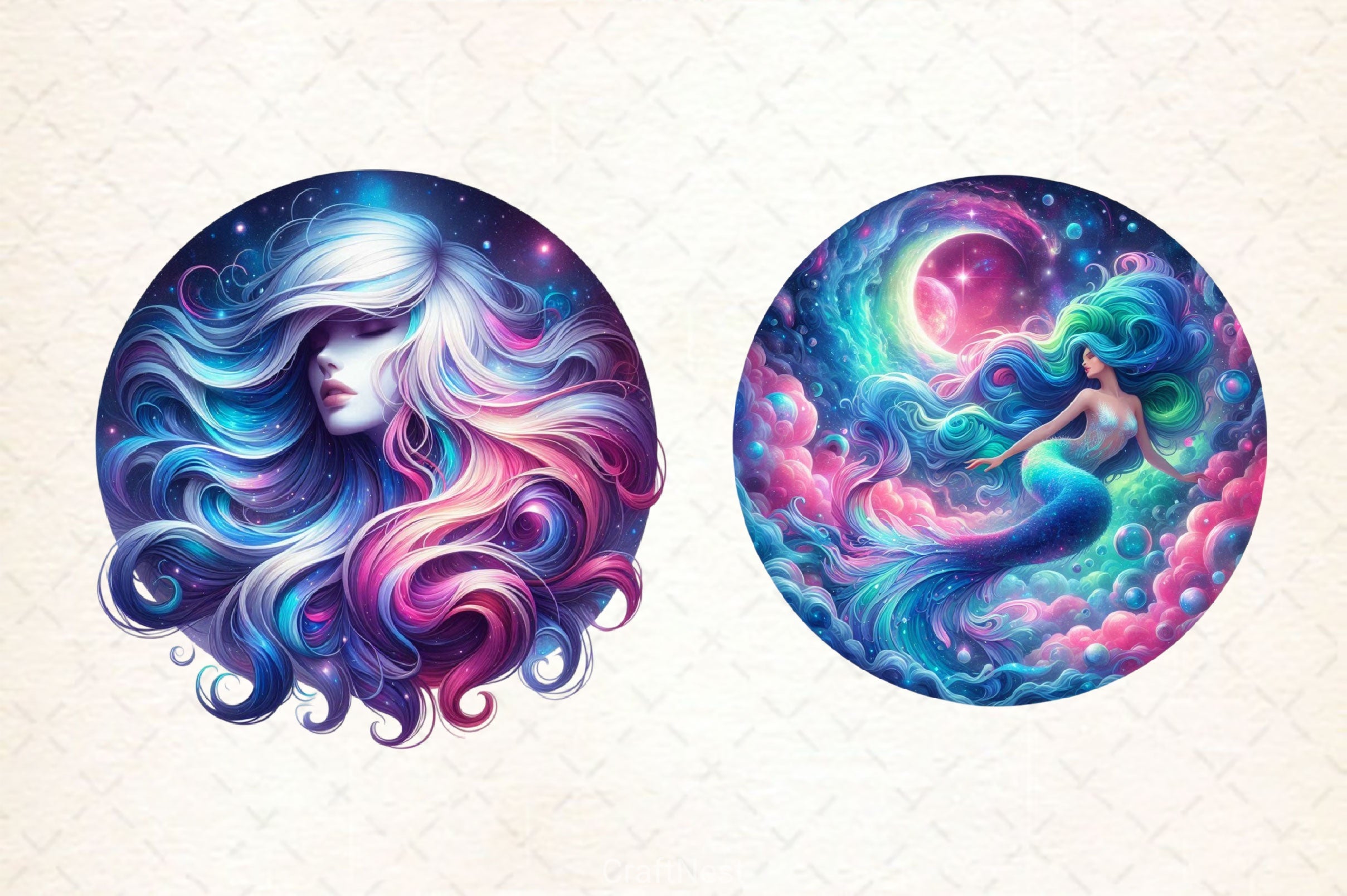 Celestial Zodiac Clipart Bundle 2 - CraftNest - Digital Crafting and Art
