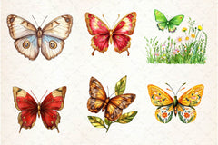 Summer Butterfly Clipart Bundle 3 - CraftNest - Digital Crafting and Art