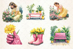 Love Gardening Clipart Bundle - CraftNest - Digital Crafting and Art