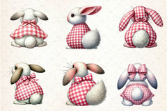 Cute Bunny Butt Clipart Bundle - CraftNest - Digital Crafting and Art