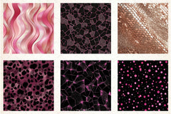 Pink Safari Digital Paper - CraftNest - Digital Crafting and Art