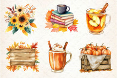 Fall Autumn Clipart Bundle - CraftNest - Digital Crafting and Art
