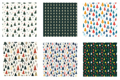 Christmas Tree Seamless Pattern Digital Paper - CraftNest - Digital Crafting and Art