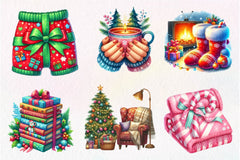 Christmas Movie Night Clipart Bundle 2 - CraftNest - Digital Crafting and Art