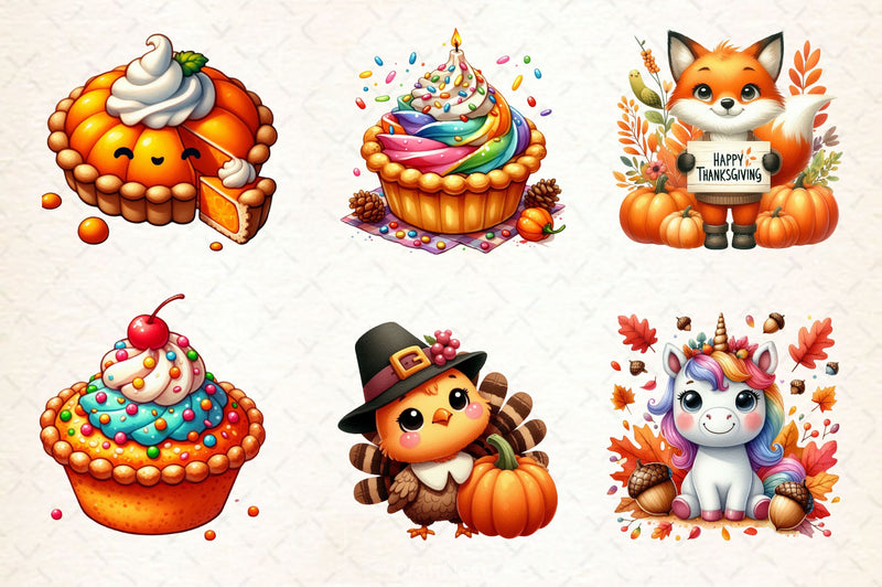Thanksgiving Clipart Bundle 2 - CraftNest - Digital Crafting and Art