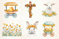 Marigold Easter Clipart Bundle 2 - CraftNest - Digital Crafting and Art