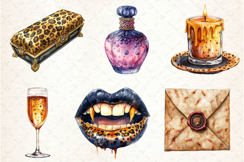 Elegant Halloween Clipart Bundle 2 - CraftNest - Digital Crafting and Art