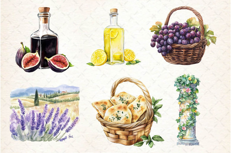 Italian Spring Clipart Bundle 2 - CraftNest - Digital Crafting and Art