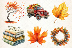 Autumn Fall Clipart Bundle - CraftNest - Digital Crafting and Art