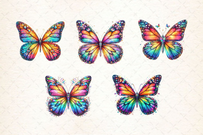 Monarch Butterfly Clipart Bundle - CraftNest - Digital Crafting and Art