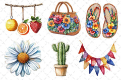 Crochet Summer Clipart Bundle - CraftNest - Digital Crafting and Art