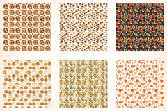 Autumn Fall Paper Pattern Clipart Bundle - CraftNest - Digital Crafting and Art