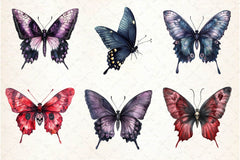Gothic Spring Butterfly Clipart Bundle 2 - CraftNest - Digital Crafting and Art