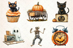 Vintage Halloween Clipart Bundle 3 - CraftNest - Digital Crafting and Art