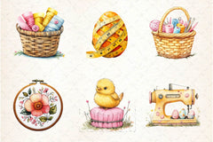 Easter Sewing Clipart Bundle 2 - CraftNest - Digital Crafting and Art