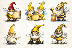 Bee Gnome Clipart Bundle 5 - CraftNest - Digital Crafting and Art