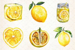 Lemon Clipart Bundle 2 - CraftNest - Digital Crafting and Art