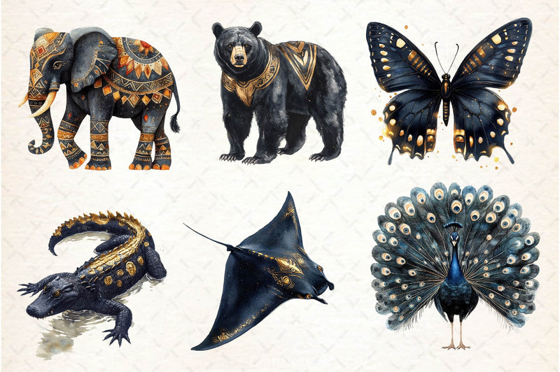 Black History Month Animals Clipart Bundle 2 - CraftNest - Digital Crafting and Art