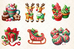 Christmas Cookies Clipart Bundle 2 - CraftNest - Digital Crafting and Art