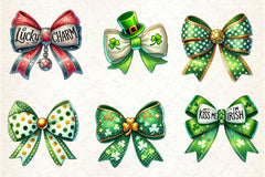 St Patricks Day Bow Clipart Bundle 3 - CraftNest - Digital Crafting and Art