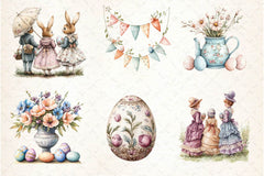 Vintage Easter Clipart Bundle - CraftNest - Digital Crafting and Art