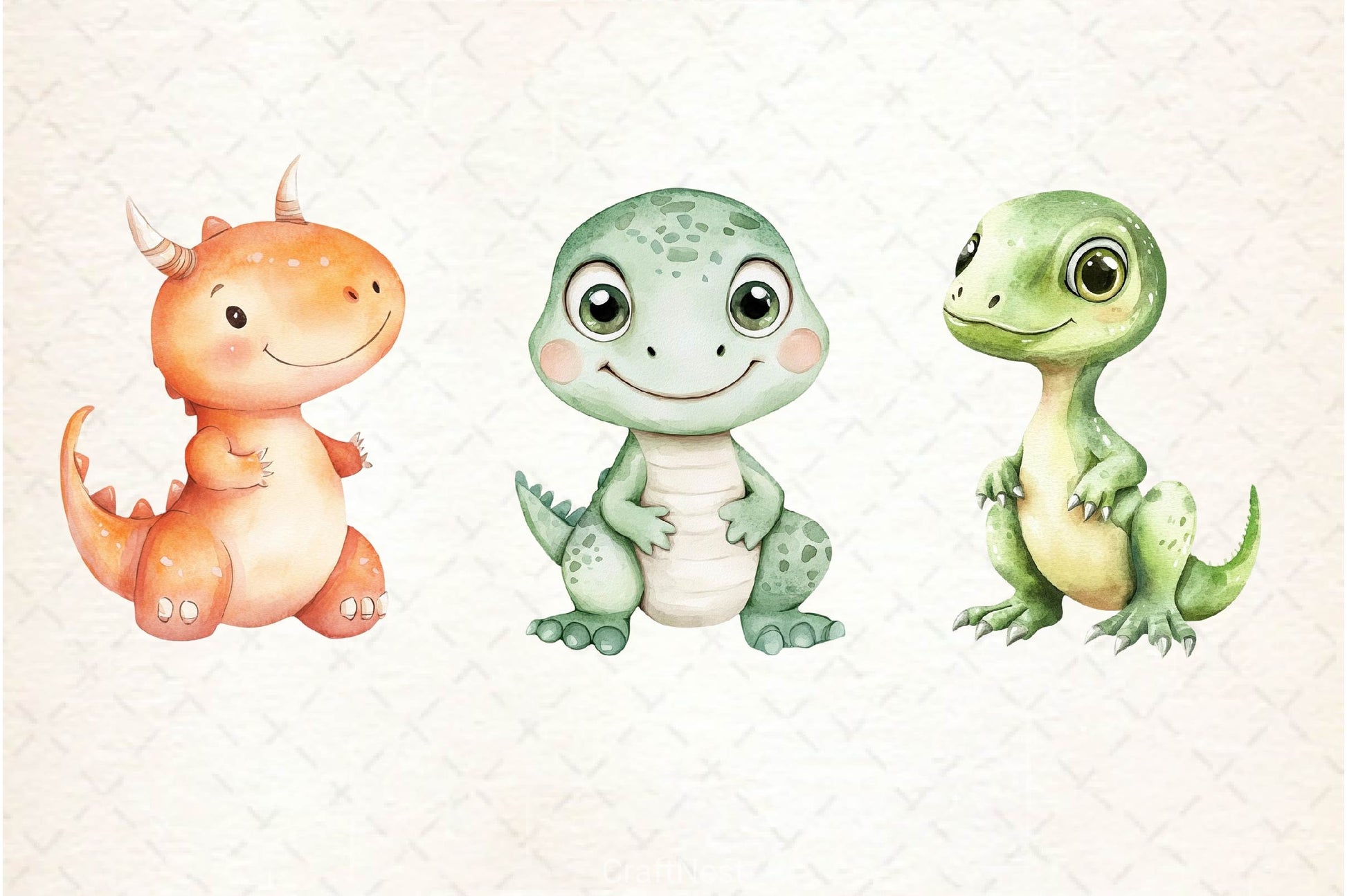 Dinosaurs Clipart Bundle - CraftNest - Digital Crafting and Art