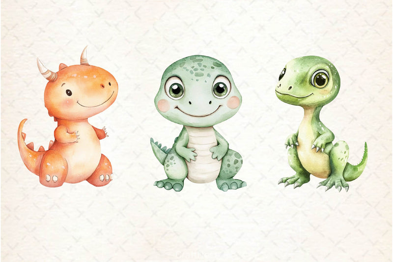 Dinosaurs Clipart Bundle - CraftNest - Digital Crafting and Art