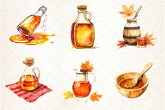 Maple Syrup Clipart Bundle - CraftNest - Digital Crafting and Art