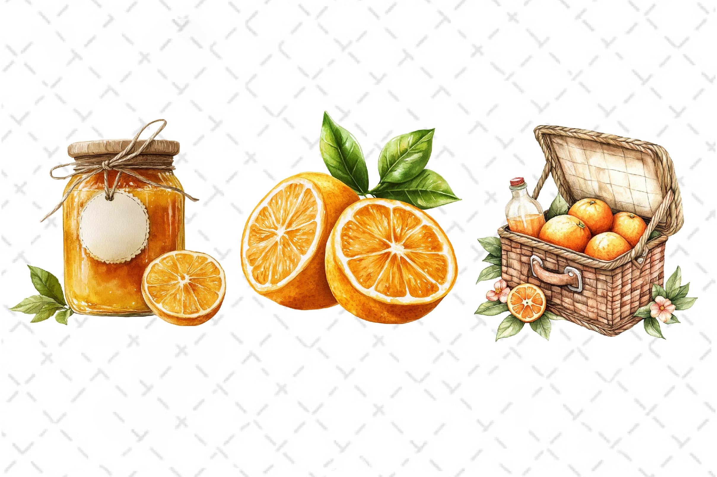 Oranges Clipart Bundle 2 - CraftNest - Digital Crafting and Art