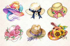 Summer Hat Clipart Bundle 2 - CraftNest - Digital Crafting and Art