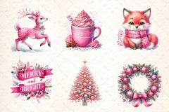Retro Christmas Clipart Bundle 2 - CraftNest - Digital Crafting and Art