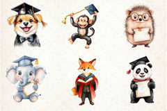 Cute Graduation Clipart Bundle - CraftNest - Digital Crafting and Art
