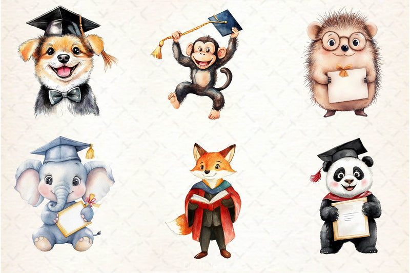 Cute Graduation Clipart Bundle - CraftNest - Digital Crafting and Art