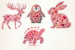 Valentines Day Animals Heart Clipart Bundle - CraftNest - Digital Crafting and Art