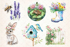 Spring Seasonal Elements Clipart Bundle - CraftNest - Digital Crafting and Art