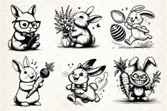 Easter Bunny SVG Bundle - CraftNest - Digital Crafting and Art